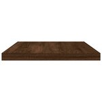 vidaXL Étagères murales 8 Pièces chêne marron 40x20x1 5cm bois ingénierie