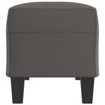 Banc banquette 100 x 35 x 41 cm synthétique gris 02_0010491