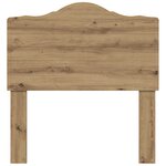 vidaXL Tête de lit Chêne artisanal 80 cm Bois d'ingénierie