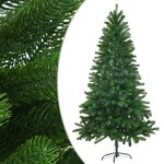 vidaXL Arbre de Noël artificiel pré-éclairé et boules 150 cm Vert