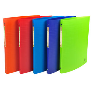 Classeur 4 anneaux 15mm FOREVER PP Coloris Aléatoire x 20 EXACOMPTA
