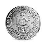 Pièce d'histoire monnaie de 10 euro argent les templiers