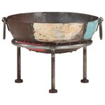 vidaXL Foyer rustique coloré Ø 40 cm Fer