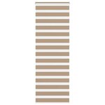 vidaXL Store zèbre marron sable largeur du tissu 75 9 cm polyester