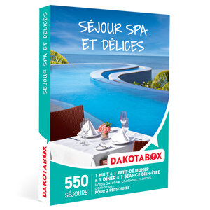 DAKOTABOX - Coffret Cadeau Séjour spa et délices - Séjour