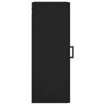 vidaXL Armoire murale noir 34 5x34x90 cm