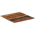 vidaXL Dessus de table carré 60x60 cm 15-16 mm Bois de récupération