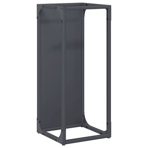 vidaXL Portant de bois chauffage anthracite 25x25x60 cm