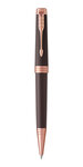 PARKER Premier Stylo-bille marron, pointe moyenne et recharge d'encre noire