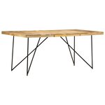 vidaXL Table de salle à manger 180x90x76 cm Bois de manguier massif