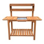 Table rempotage plateau coulissant