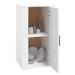 vidaXL Buffet Blanc 40x33x70 cm Bois d'ingénierie