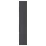 vidaXL Bibliothèque à 3 niveaux Gris 40x24x108 cm Aggloméré