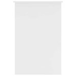vidaXL Bureau Blanc 100 x 50 x 76 cm Bois d'ingénierie
