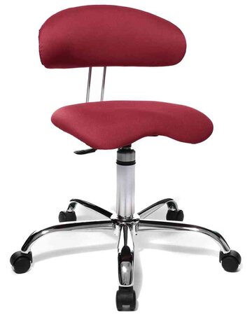 Fauteuil de bureau 'Sitness 40', rouge TOPSTAR