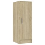 vidaXL Armoire à chaussures Chêne Sonoma 32x35x92 cm Aggloméré