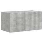 vidaXL Ensemble meuble TV 6 Pièces Gris béton Bois d'ingénierie