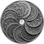MANDALA ART 10th Anniversary Special Edition 5 Once Argent Monnaie 10 Dollars Fiji 2024
