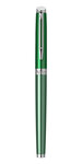 Waterman hemisphere stylo plume  château vert  plume moyenne  encre bleue  coffret cadeau