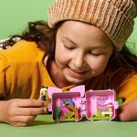 LEGO Friends 41665 Le cube chat de Stéphanie Jouet sur le theme des chats incluant une figurine Stéphanie, décoration chambre