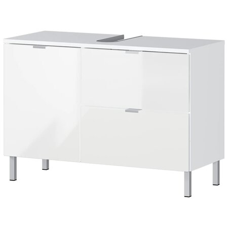 Germania Armoire de plancher sous-lavabo GW-Mauresa 34x80x56 cm Blanc