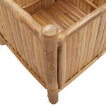 vidaXL Jardinière 50x50x50 cm bambou