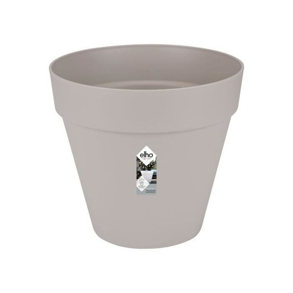 Loft Urban Pot de fleurs rond Roues 60 - Gris Ø 58 x 54 cm