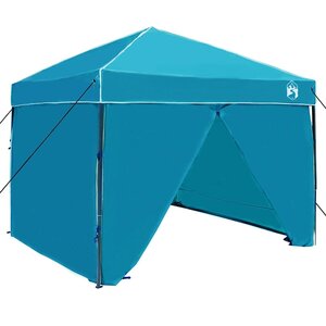 vidaXL Tente à abri 243 x 243 x 251 cm Bleu tissu