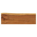 Vidaxl table console bois d'arbre à pluie massif 110x35x75 cm