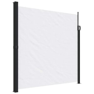 vidaXL Auvent latéral rétractable blanc 200x300 cm