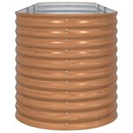 vidaXL Jardinière surélevée Marron 320 x 80 x 81 cm Acier