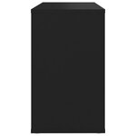 vidaXL Armoire latérale Noir 60x30x50 cm Bois d’ingénierie