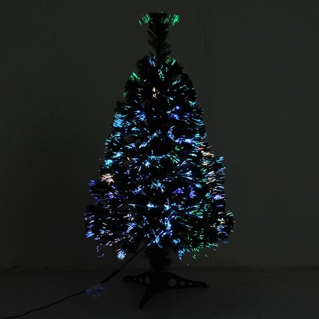 Homcom Sapin de Noël artificiel lumineux LED multicolore 60cm