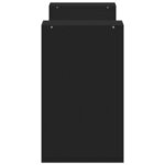 vidaXL Meubles TV 2 Pièces noir 75x30x50 cm bois d'ingénierie
