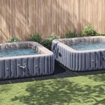 vidaXL Couvre-piscine Rectangulaire Noir Plastique 999 x 500 cm