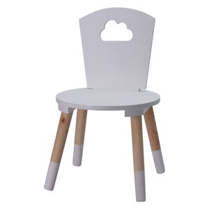 H&s collection chaise pour enfants 32x32x50 cm blanc