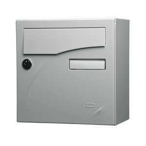Boîte aux lettres Préface compact gris polaire mat ral 9006 m