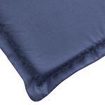 vidaXL Coussin de chaise longue bleu marine tissu oxford