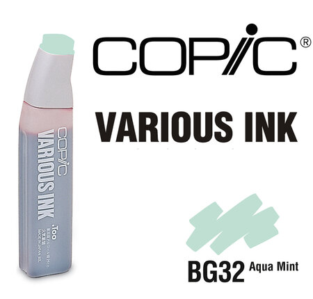 Encre various ink pour marqueur copic bg32 aqua mint