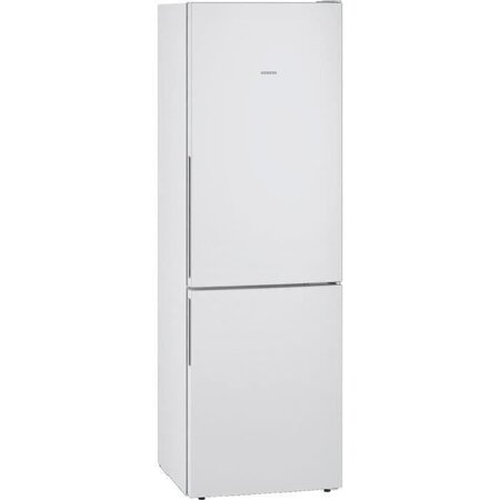 Siemens kg36v6weas - réfrigérateur congélateur bas - 309l (215+94) - froid brassé - l 60cm x h 186cm - blanc