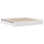 vidaXL Cadre de lit avec stockage Blanc 180 x 200 cm Pin massif