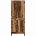 vidaXL Haut Armoire Bois Ancien 69 5 x 34 x 180 cm Bois d'ingénierie