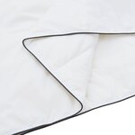 vidaXL Duvet d'hiver Blanc 140 x 220 cm Polyester Pêche 105gsm