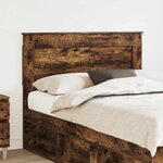 vidaXL Tête de lit Chêne fumé 120 cm Bois d'ingénierie