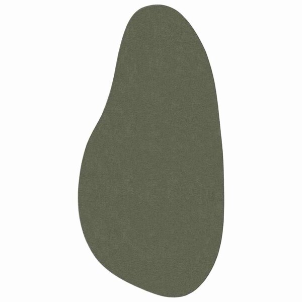 vidaXL Tapis Vert forêt 100 x 200 cm Polyester