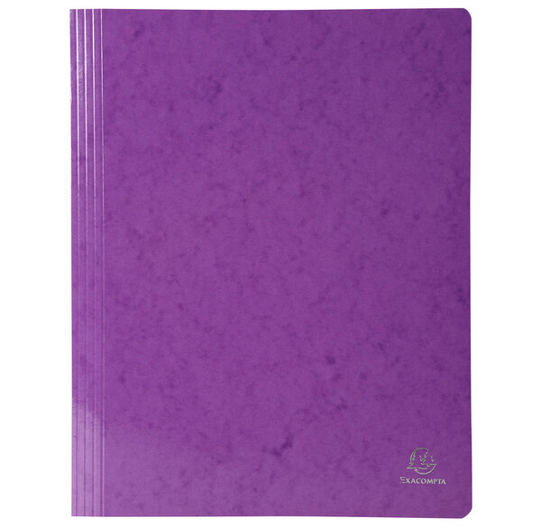 Chemise à lamelles A4 Iderama violet EXACOMPTA
