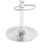 vidaXL Tabouret de bar Noir Similicuir