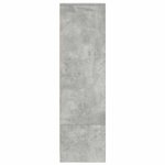 vidaXL Buffet haut gris béton 29 5x34x119 5 cm bois d'ingénierie