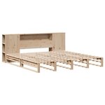 vidaXL Lit bibliothèque sans matelas 180x200 cm bois massif