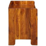 Banc à chaussures vidaXL 100x35x45 cm en bois massif d'acacia